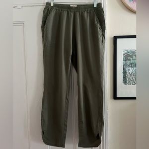 Marine Layer Olive Allison Pants Size Medium
